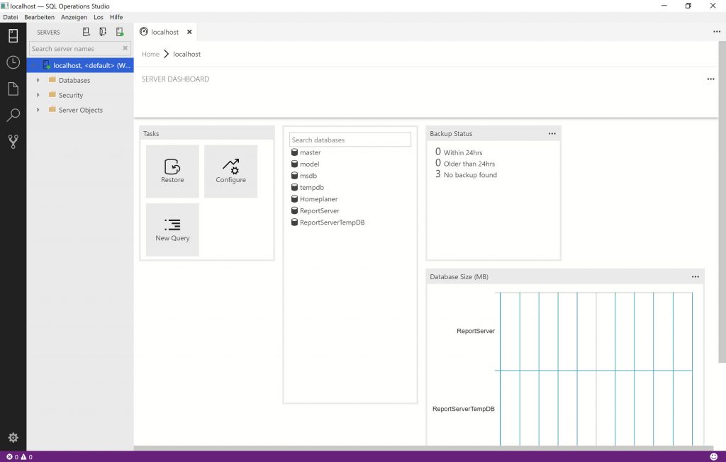 SQL Operations Studio